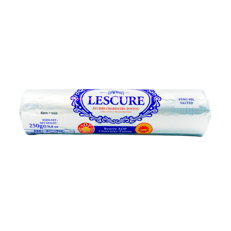 Lescure Salted Butter Roll 80% Fat 250g
