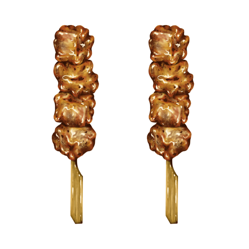 Chicken Yakitori 20 Sticks Raw