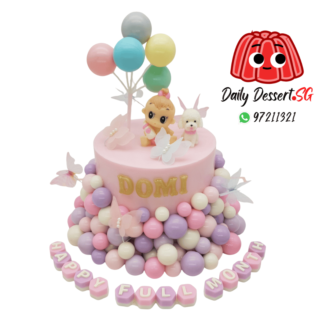 Jelly Cake - Baby Girl Cake 1