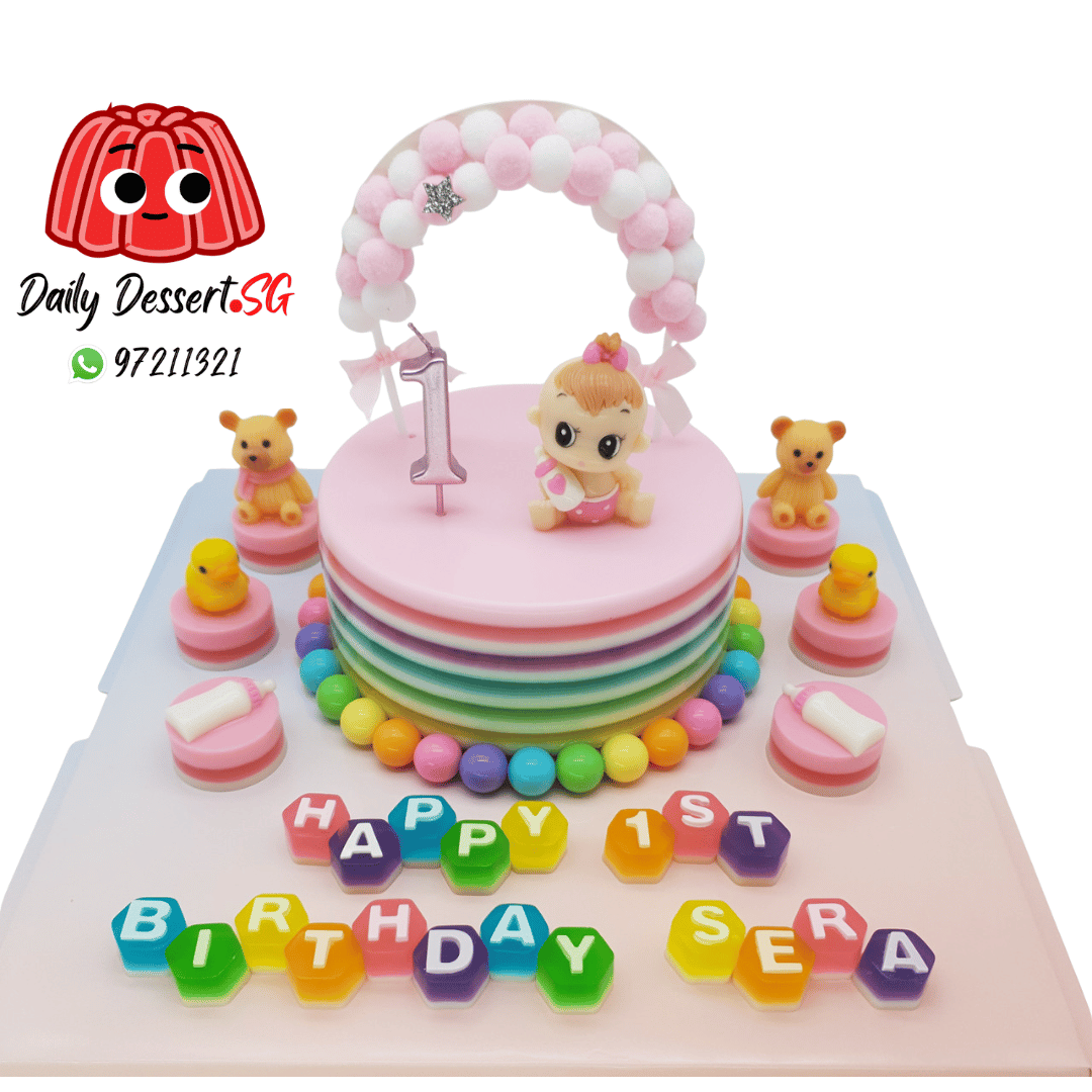 Jelly Cake - Baby Girl Cake 2