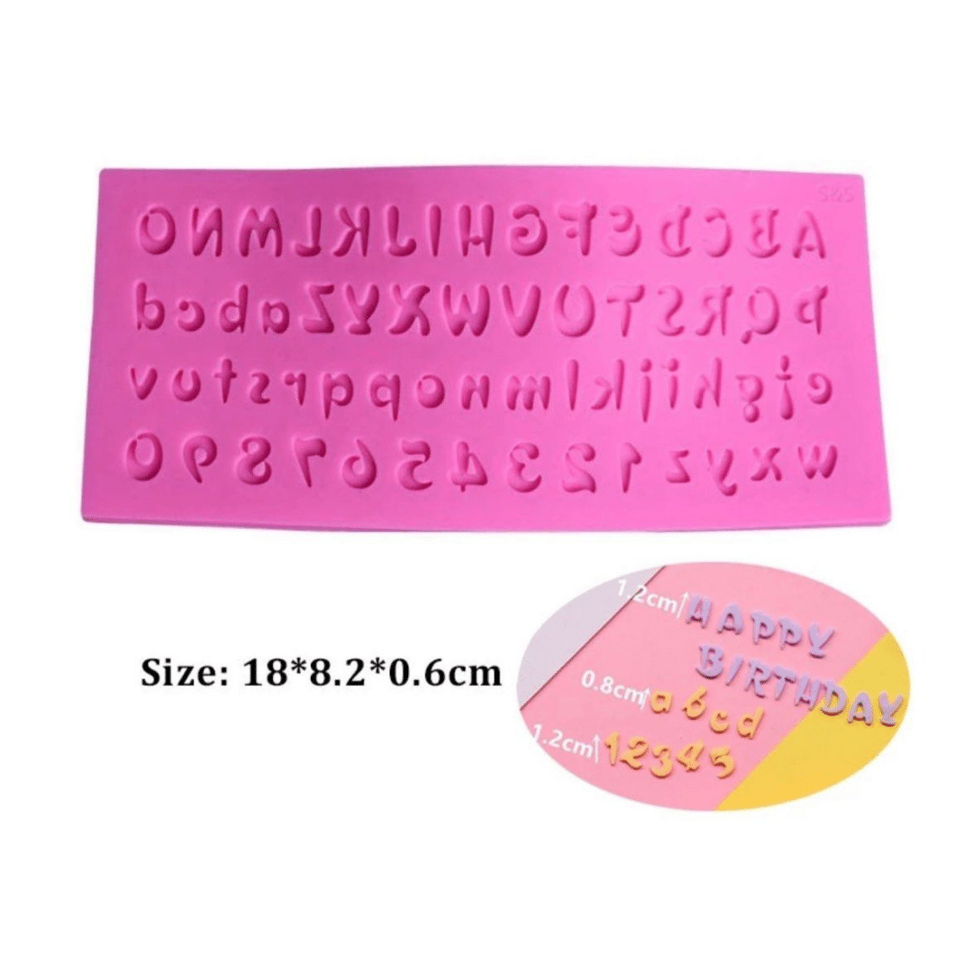 MM 10769 | Alphabets Silicone Mold
