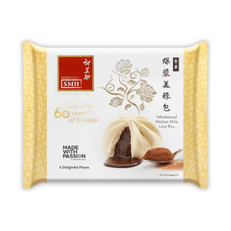 Wholemeal Molten Milo Lava Pau 4pc