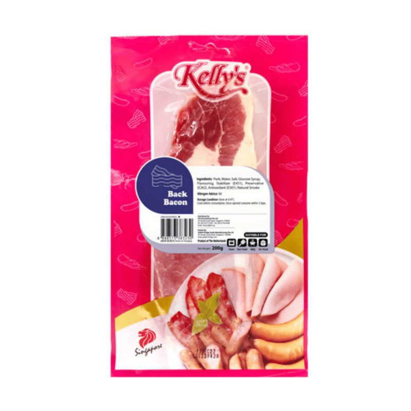 Back Bacon Pork 200g