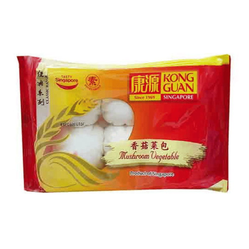 Mushroom Vegetable Pau 6pc