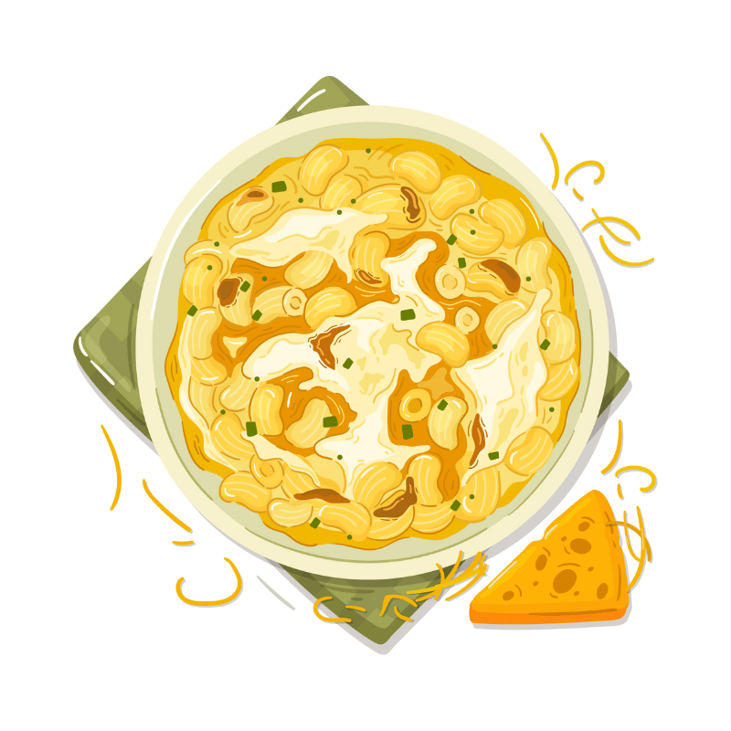 Cheese Baked Macaroni with Chicken Sausage