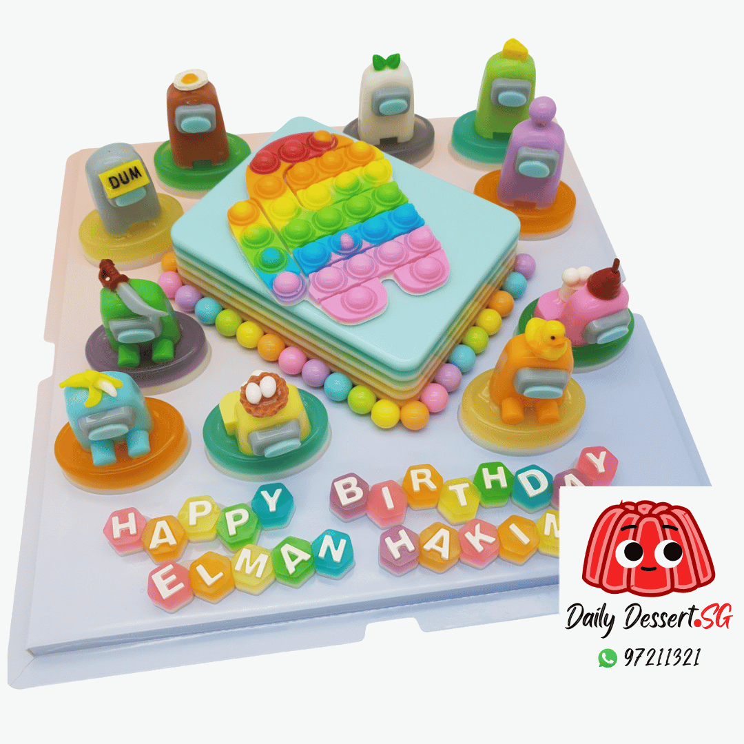 Jelly Cake - Among Us - Cake D