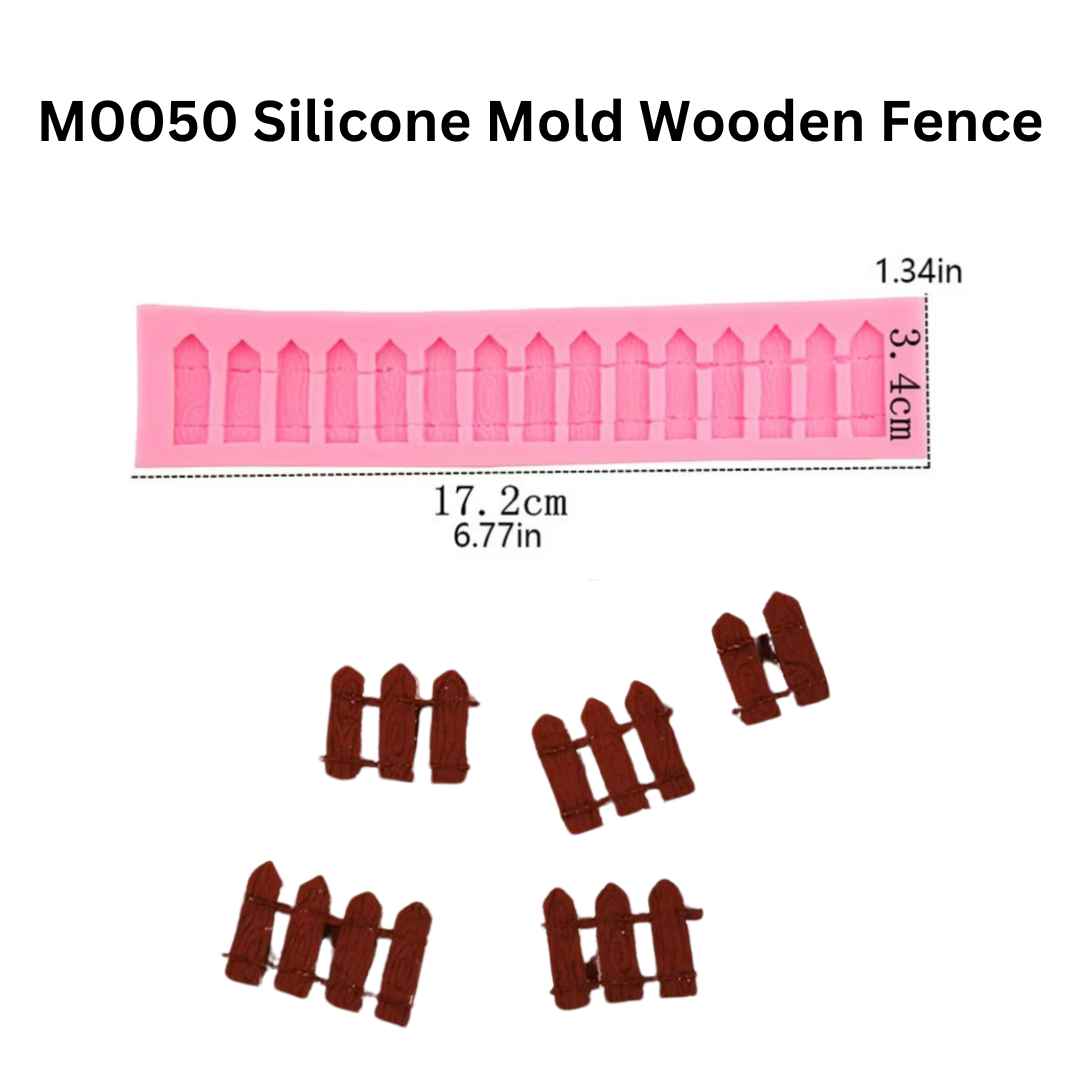 M0050 Silicone Mold Wooden Fence
