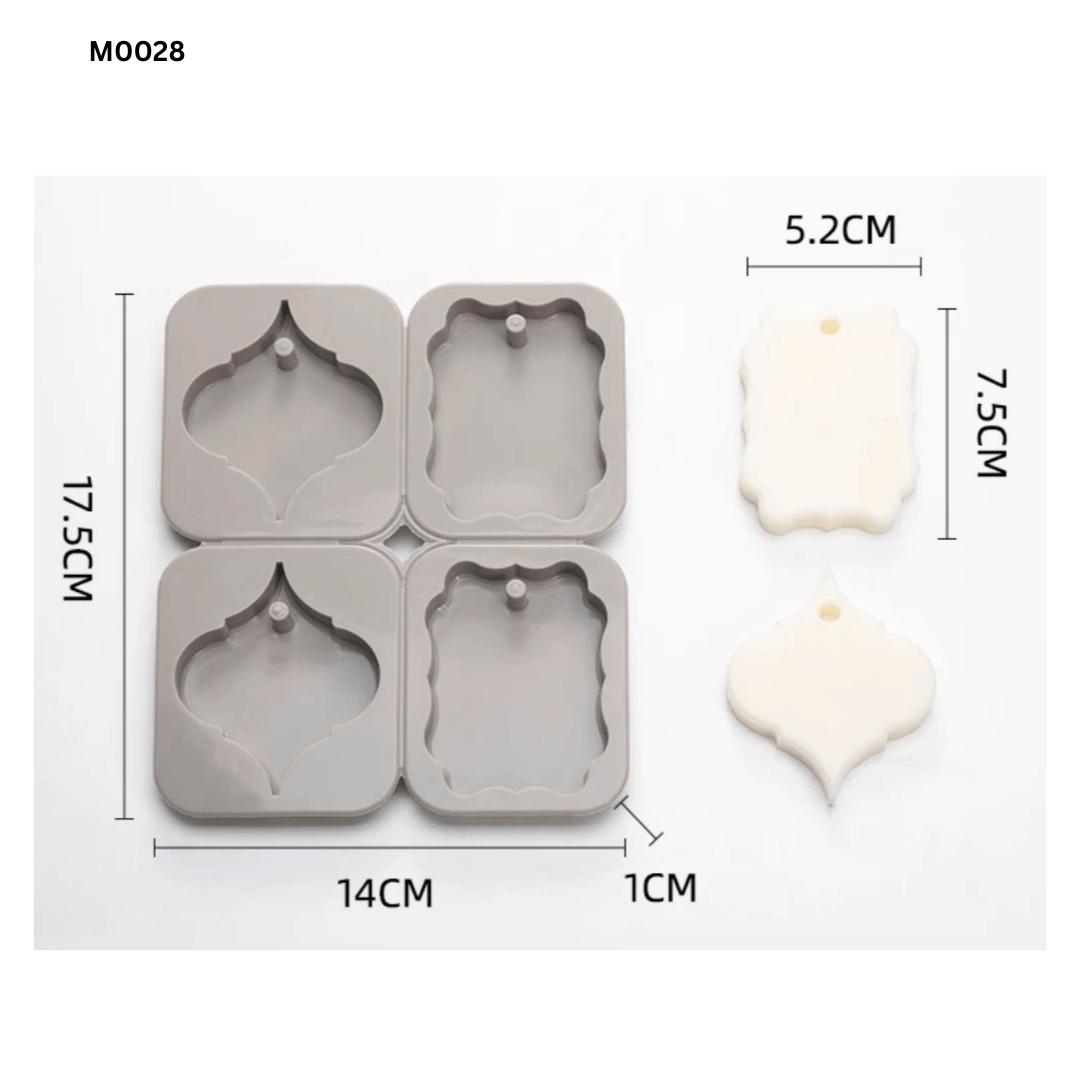 B003 M0028 | Silicone Mold Ornaments 4 Cast