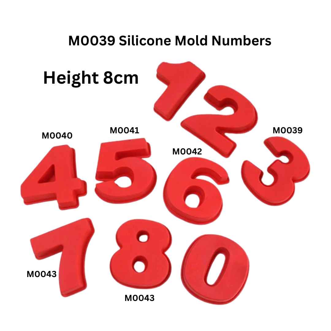M0039 Silicone Mold Numbers
