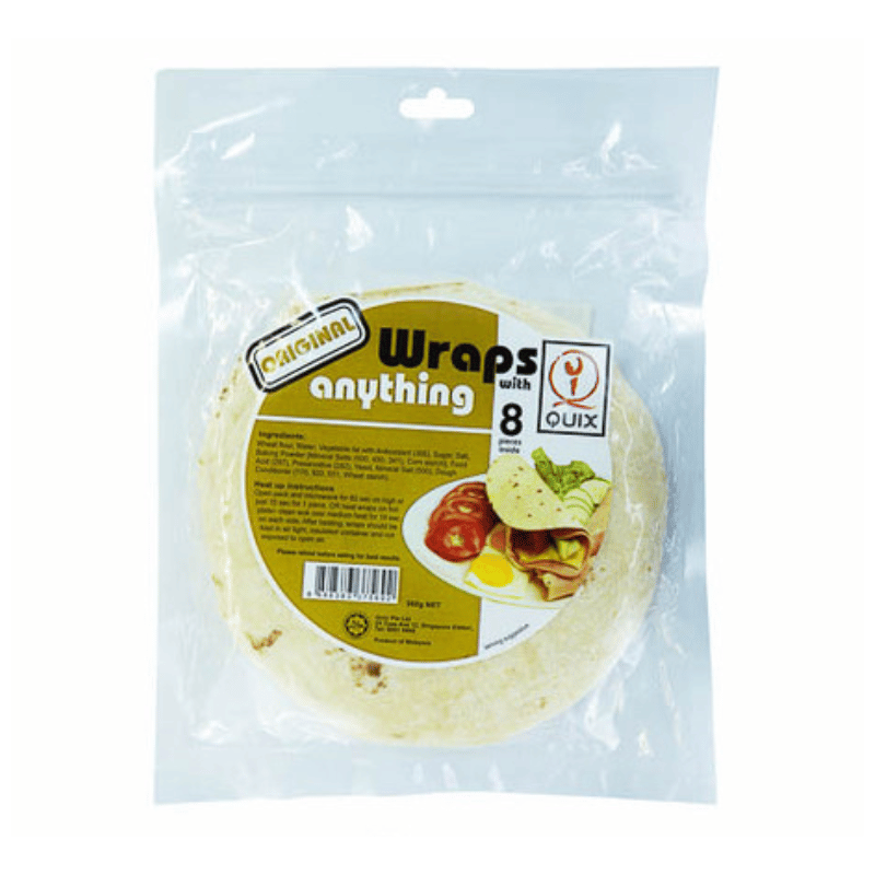 [Halal] Quix Plain Wrap 360g 8pc Daily Cart