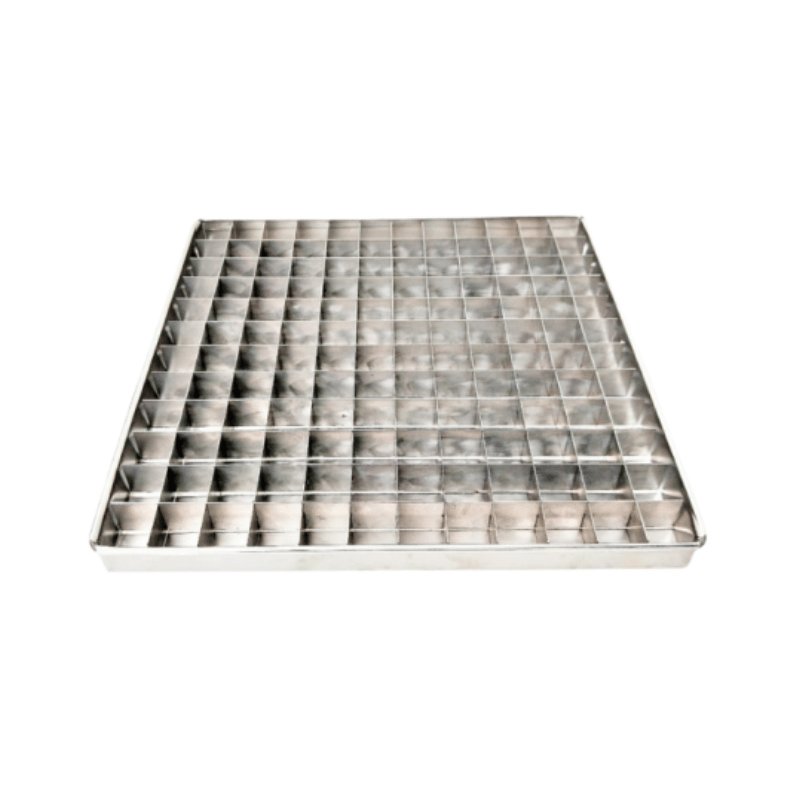 Aluminium Baking Tray - Cubes - 12 x 12 x height 1inch