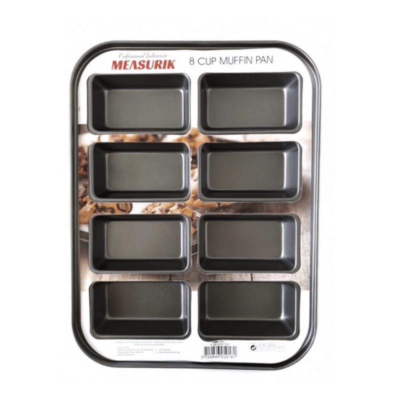 Muffin Baking Pan 8 Holes 39 x 29 x 3.8cm