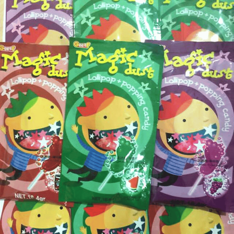 Magic Dust Crackling Popping Candy Lollipop 40pkt