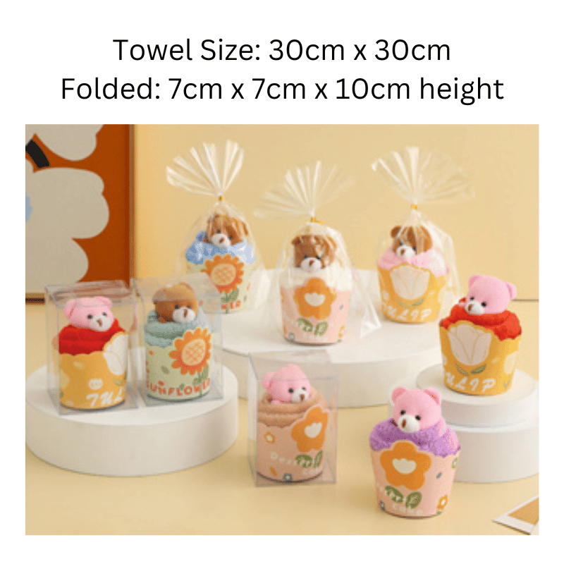 Bear Cupcake Towel