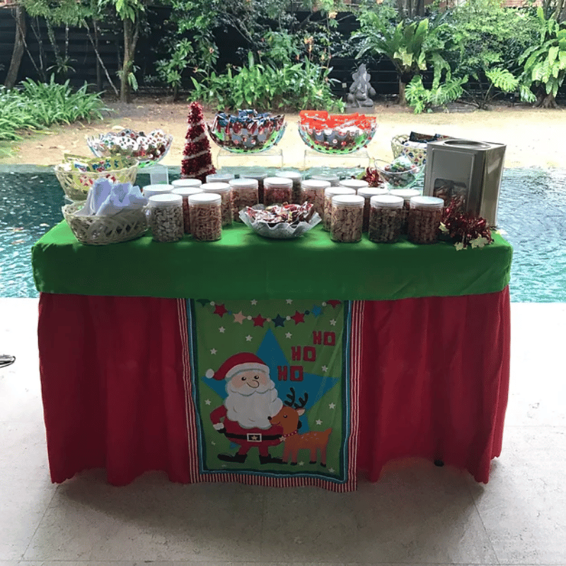 Candy Buffet & Kacang Putih Setup - Christmas Xmas
