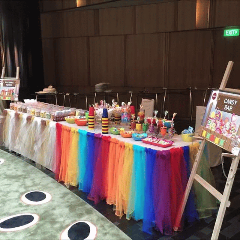 Kacang Putih & Candy Buffet Setup