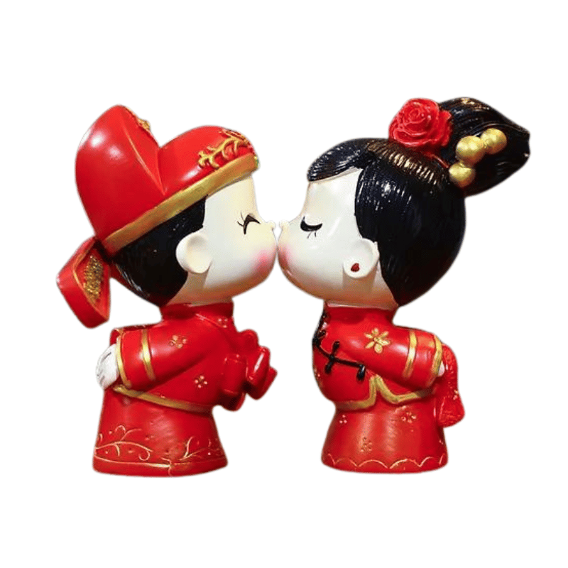 Kissing Dolls Decoration - Medium