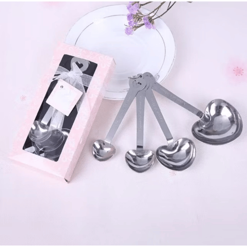 Love Heart Measuring Spoons Gift Box Set
