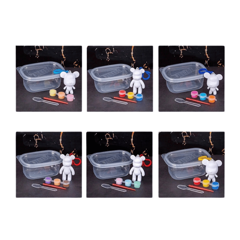 Bear Brick Keychain Paint Box Set