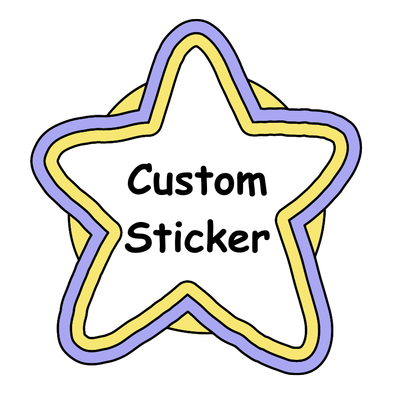 Custom Sticker Round 800pc 50mm - Full Colour