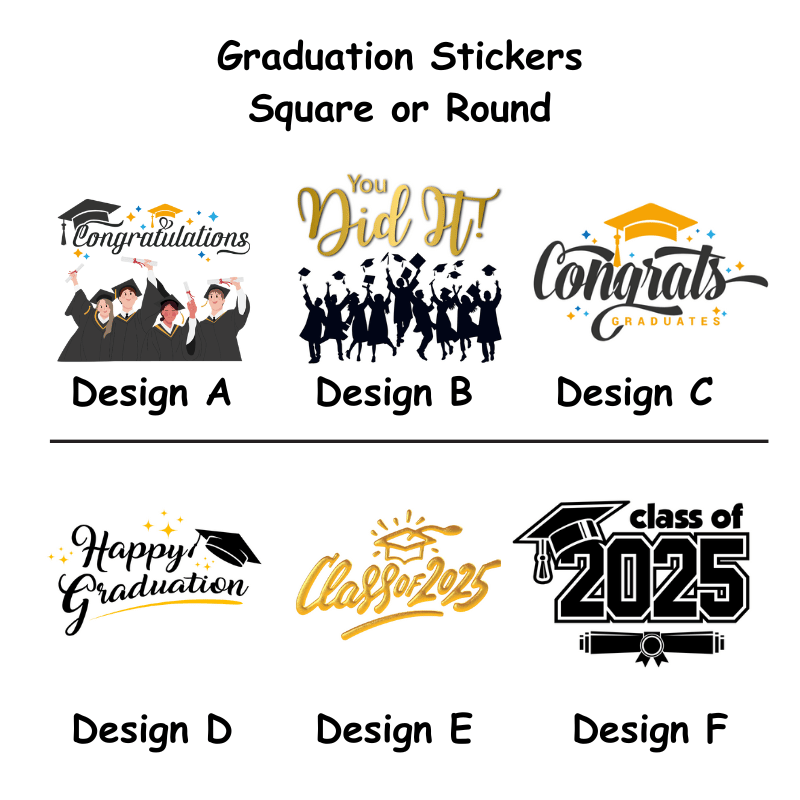 Graduation Sticker Labels