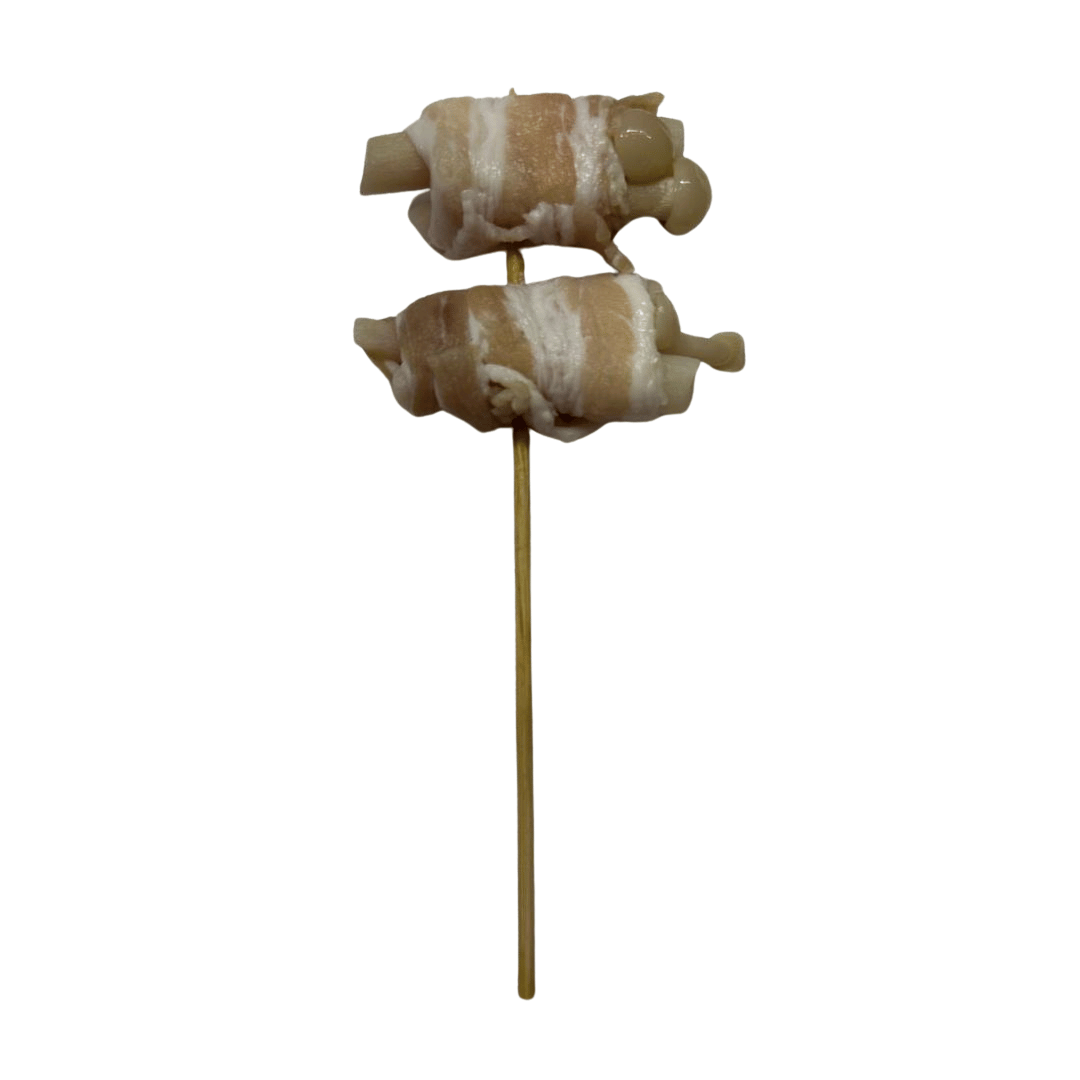 Pork Belly Enoki Roll 10 Skewers Raw