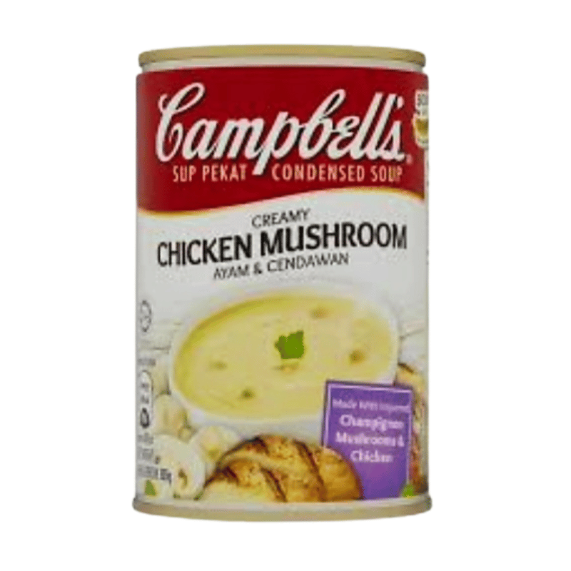 [Halal] Campbell's Creamy Chicken Mushroom Soup Can 305gm Daily Cart