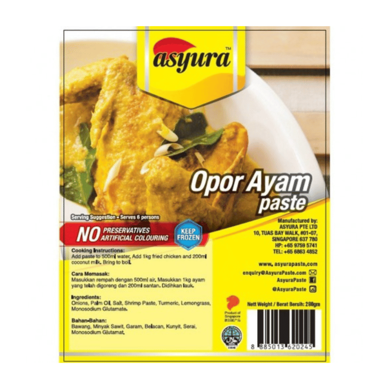 [Halal] Asyura Opor Ayam Paste 280g