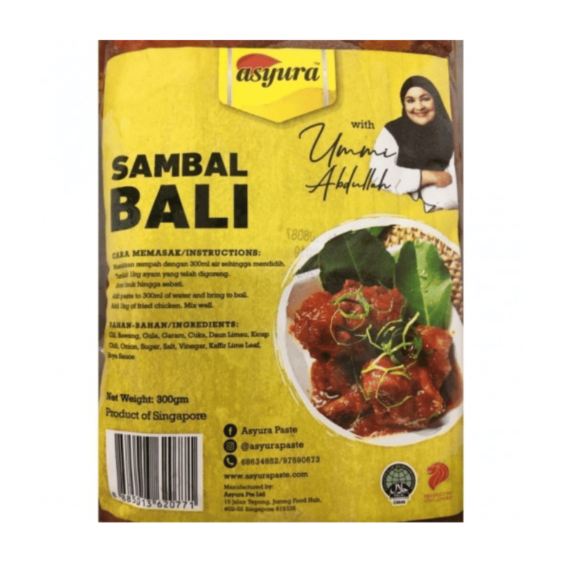 [Halal] Asyura Sambal Bali Paste 300g