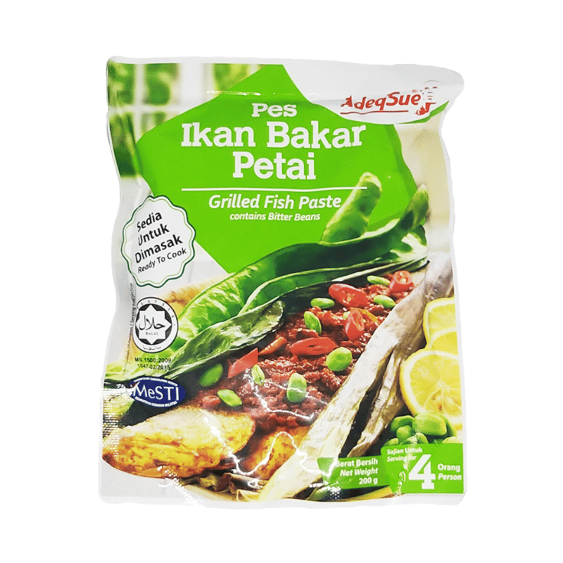 [Halal] Adeq Sue Pes Ikan Bakar Petai 200g