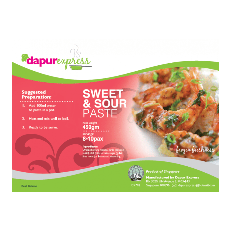 [Halal] Dapur Express Sweet and Sour Paste 450g