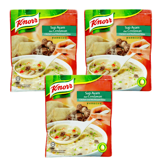 [Halal] Knorr Chicken & Mushroom Soup Mix 43g x 3 sachets