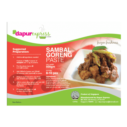 [Halal] Dapur Express Sambal Goreng Paste 500g