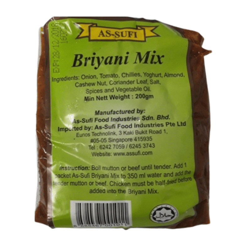 [Halal] As Sufi Briyani Mix 200g