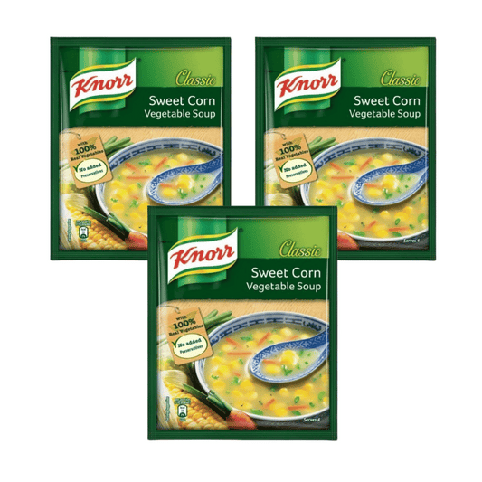 [Halal] Knorr Classic Sweet Corn Vegetable Soup 44g x 3 sachets