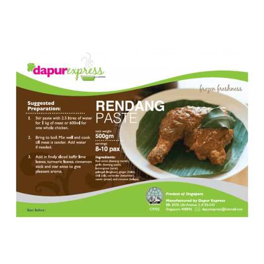 [Halal] Dapur Express Rendang Paste 500g