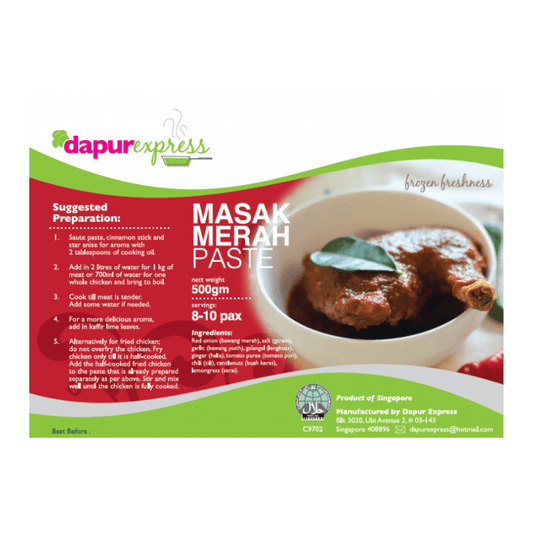 [Halal] Dapur Express Masak Merah Paste 500g