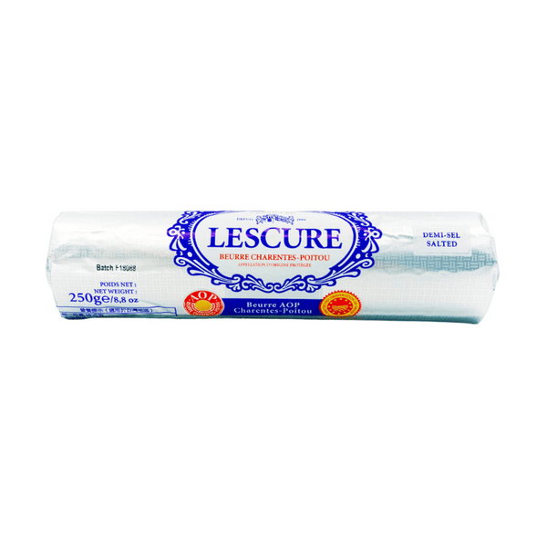Lescure Salted Butter Roll 80 Fat 250g Daily Cart