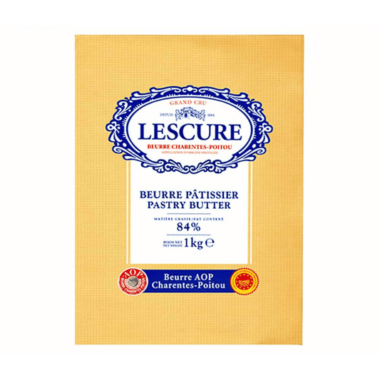 [Halal] Lescure Pastry Unsalted Butter Sheet 84% Fat AOP 1kg
