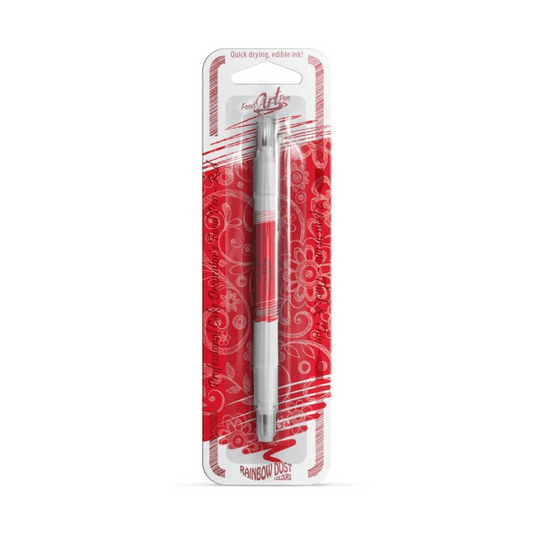 Rainbow Dust Edible Pen Double Sided Red