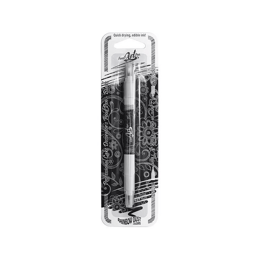 Rainbow Dust Edible Pen Double Sided Black
