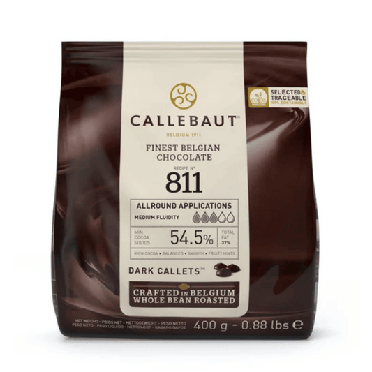 [Halal] Callebaut 811 Dark Couverture 54.5% Callets 400g