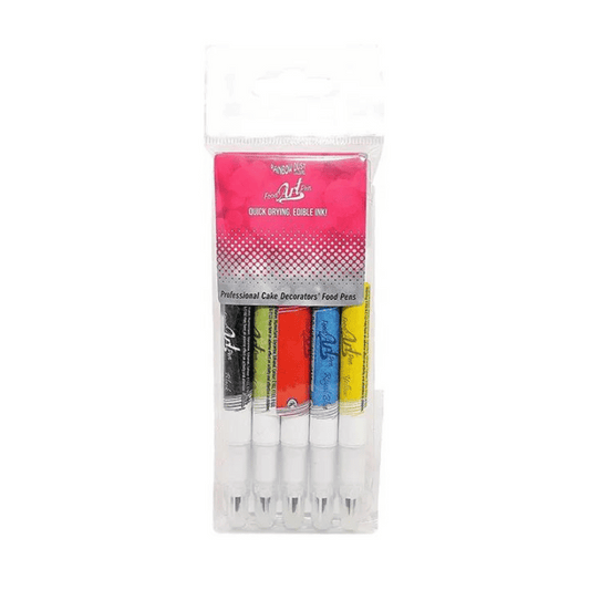 Rainbow Dust Edible Pen Double Sided 5 Colours