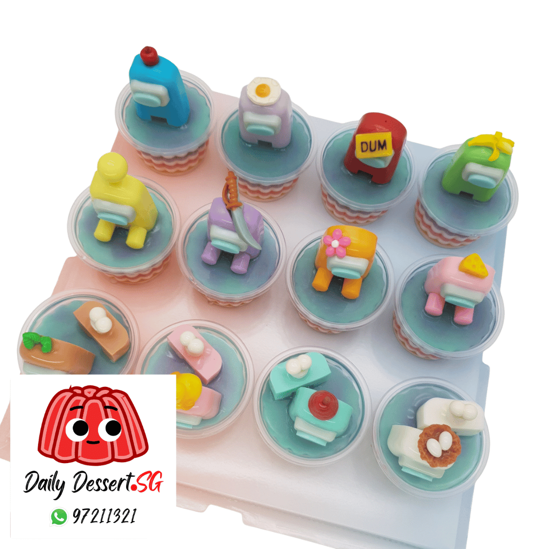 Jelly Cake - Among Us - 12 Cups