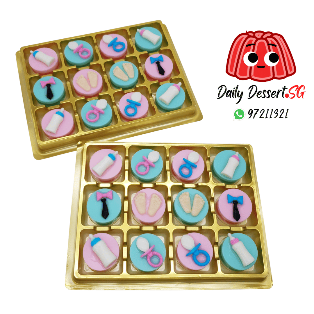 Jelly Cake - Baby Shower 24 Mini Bites