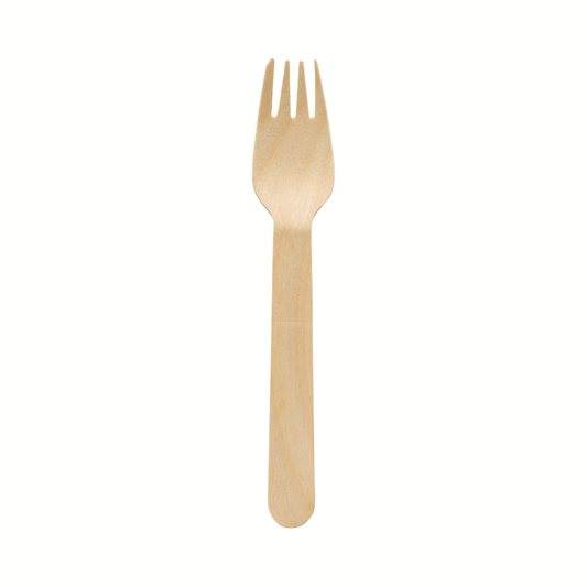 7inch Disposable Wooden Fork 100pcs