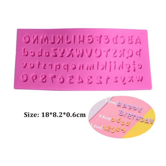 MM 10769 | Alphabets Silicone Mold