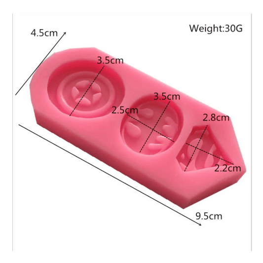 MM 14914 | Superhero Silicone Mold Captain America Batman Superman