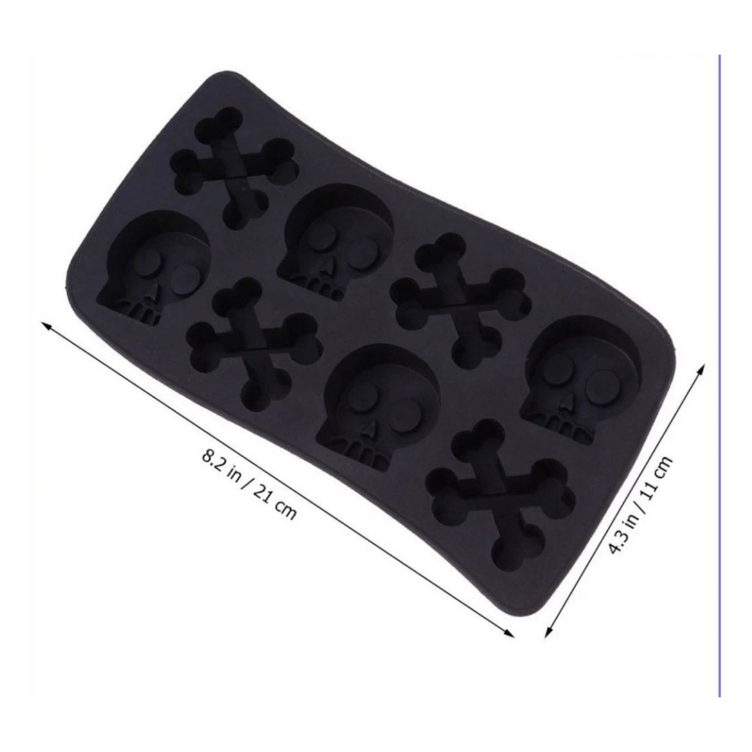 MM 11167 | Pirate Halloween Skull Bones Silicone Mold