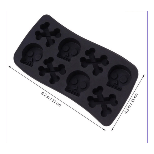 MM 11167 | Pirate Halloween Skull Bones Silicone Mold